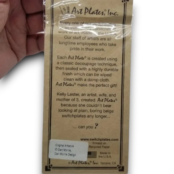 Hula Girl Palm Tree Rocker Slider Switch Plate Cover Art Plates Handcrafted - Picture 2 of 4